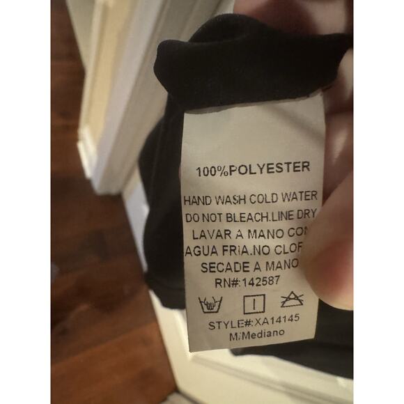 Windsor Black Cap Leave Sequin Mini Dress Size Medium - Picture 10 of 11